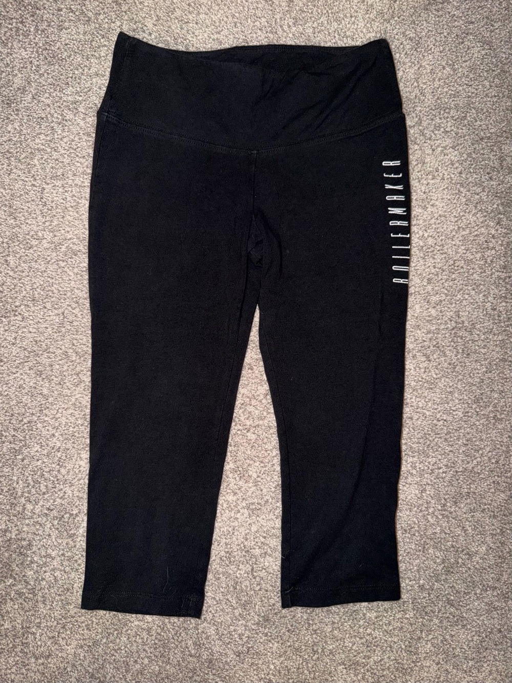 Boilermaker Black Women's Crop Leggings
